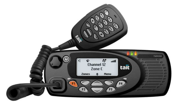 Tait TM9355 Mobile Radio with Remote Mount Display Head