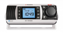 GME AM/FM Marine Radio with Bluetooth - White