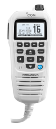 HM195GW Icom Backlit Commandmic WHT