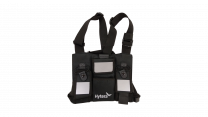 Carry Chest Pack for portable radio (nylon) (black)
